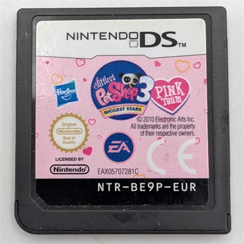 Littlest Pet Shop 3 Biggest Stars Pink - Cartridge - Nintendo DS (A Grade) (Genbrug)